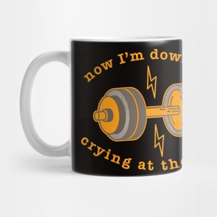 Down Bad Crying at the Gym Mug